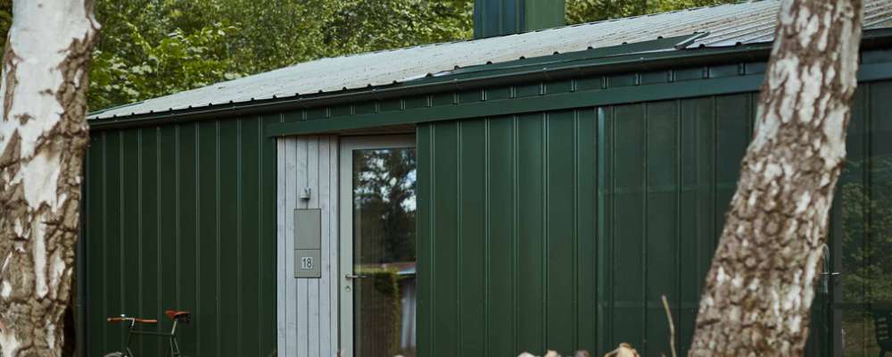 Reference arkitekt Lotte Foght-Sørensen og grønne stålplader